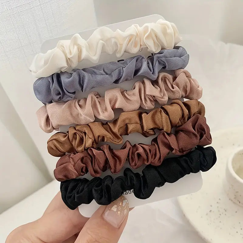 LuxeSatin Scrunchies - By Luxora