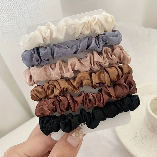 LuxeSatin Scrunchies - By Luxora