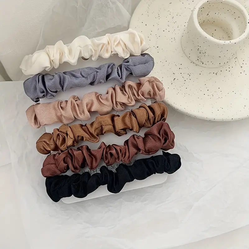 LuxeSatin Scrunchies - By Luxora