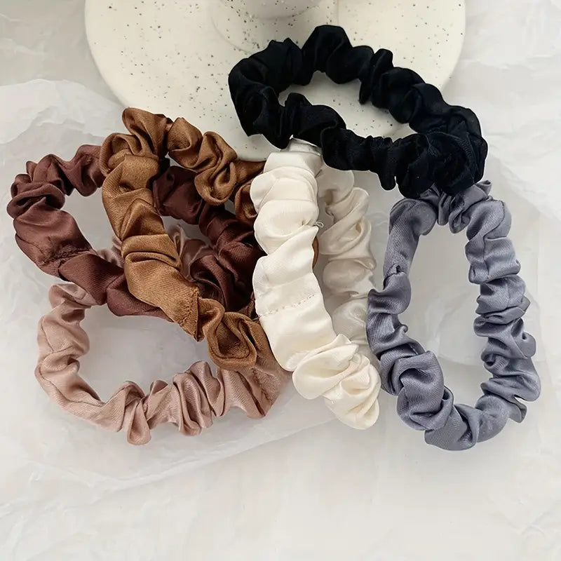 LuxeSatin Scrunchies - By Luxora